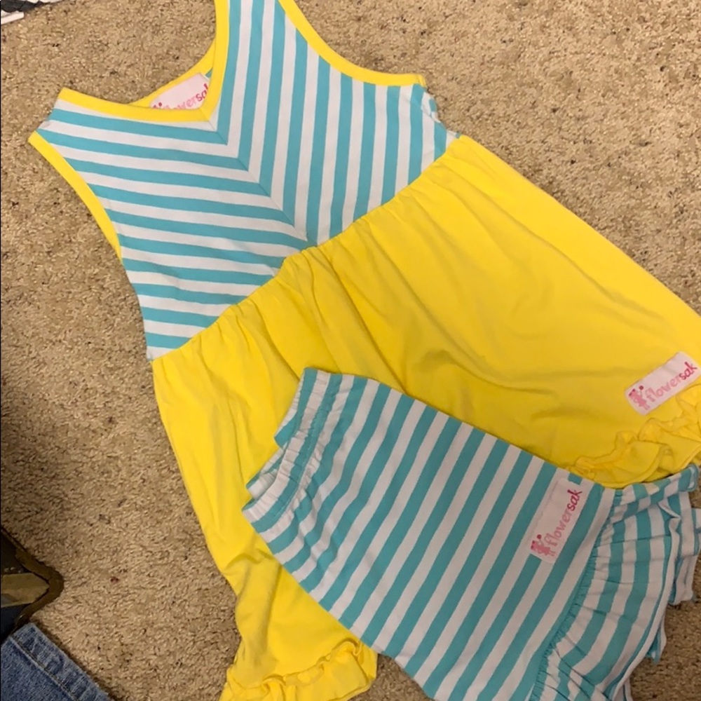 Flowersak short set size 8